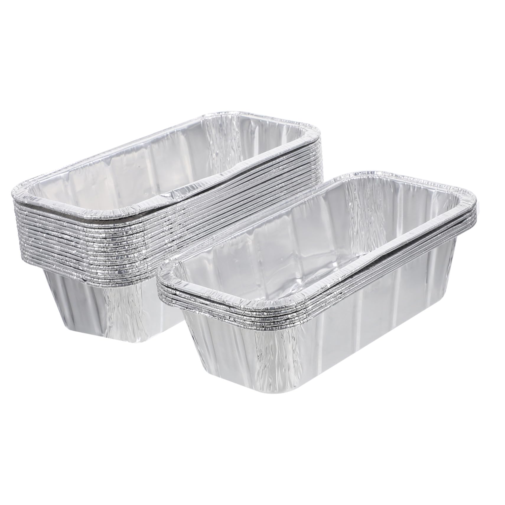 ULTECHNOVO 20 pièces Lot de Barquettes Jetables Aluminium Alimentaire pour Cuisson Moule Gâteau et Biscuits Poêles à Pâtisserie Pratiques pour Maison