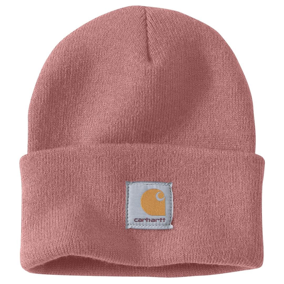Carhartt Men's A18 Acrylic Watch Cap, Rose Tint, One size