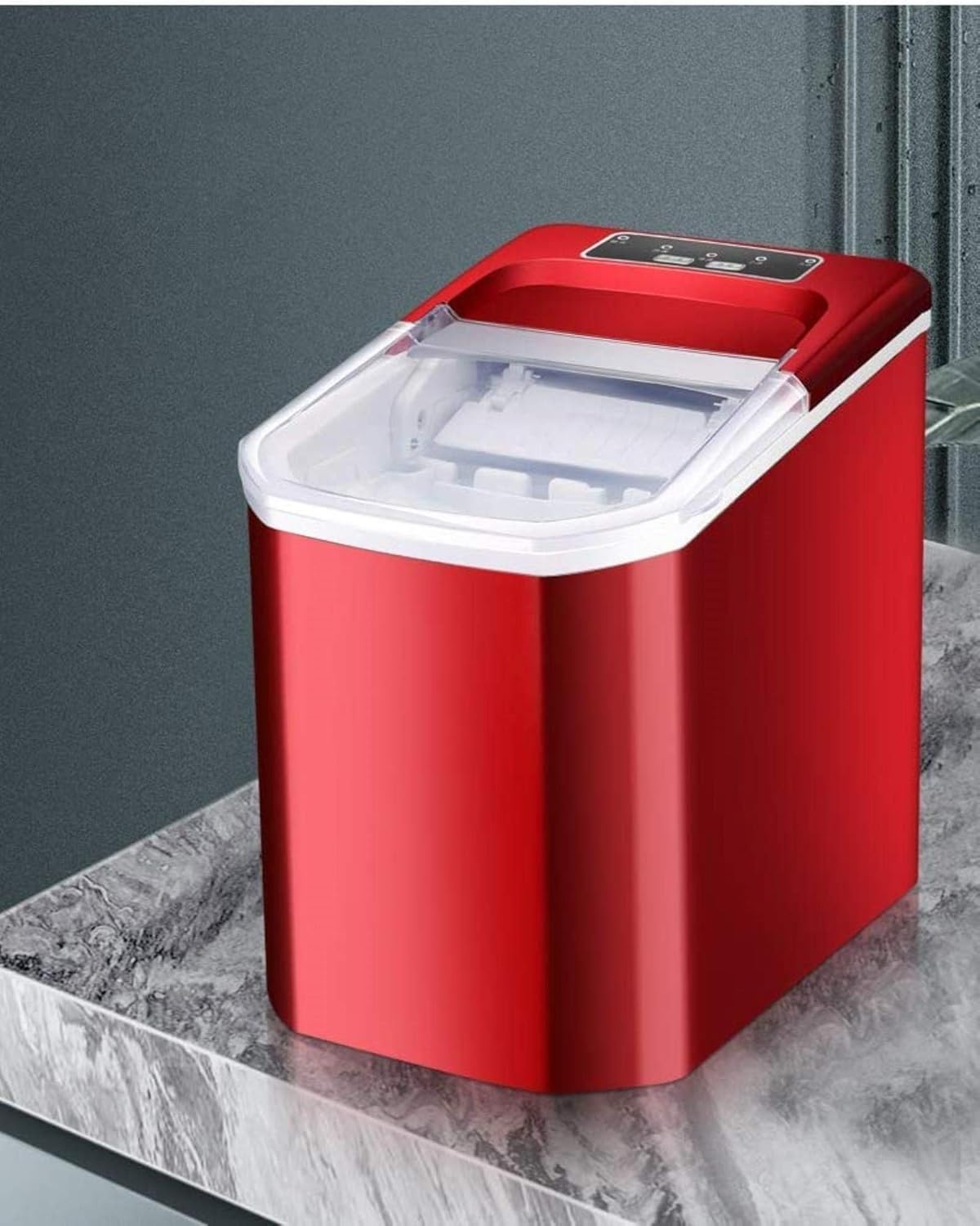 3 in 1 Fully automatic small ice cube maker, 15kg Ice/24h desktop