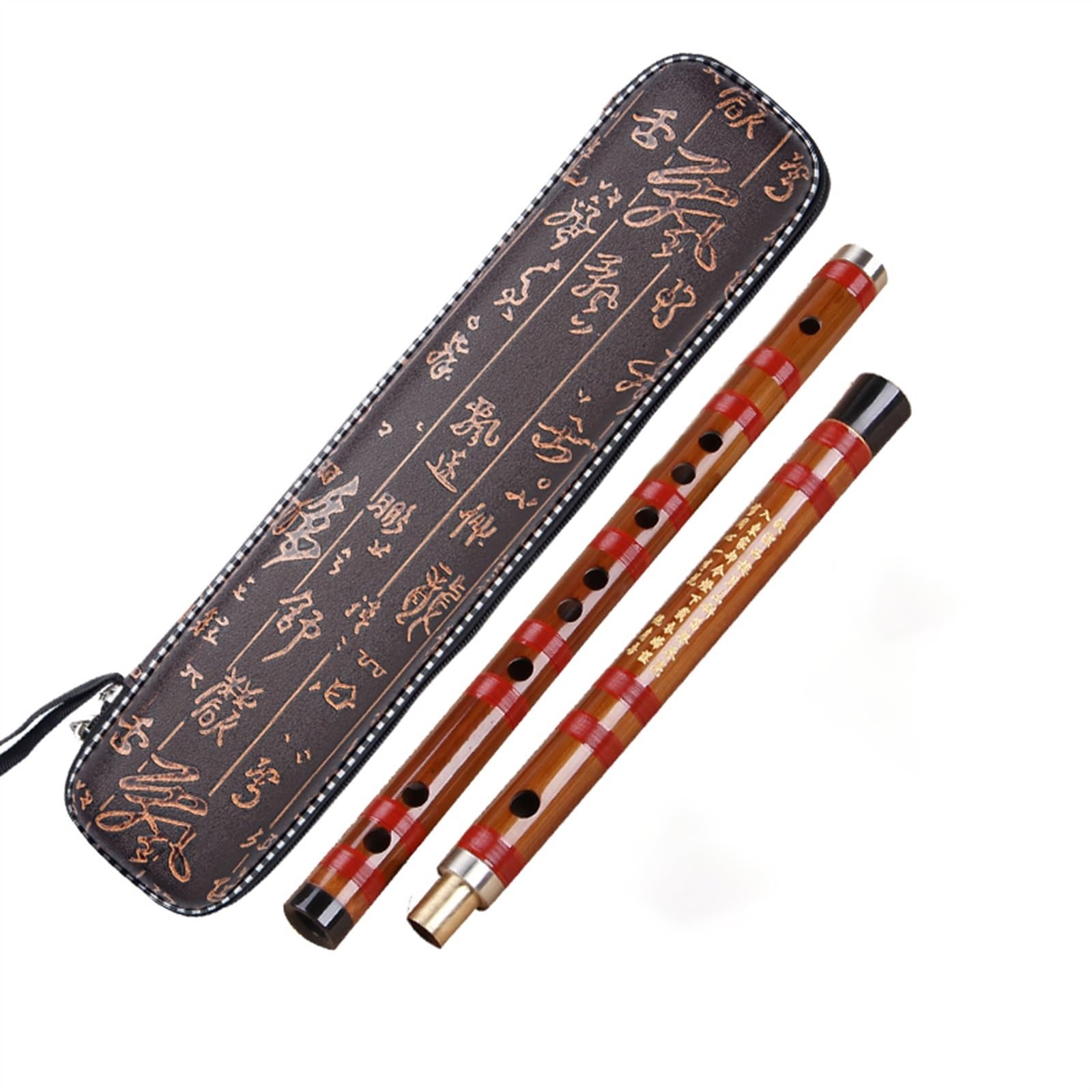set di flauto di bambù Flauto Flauto Di Bambù Flauto Traverso Flauto Per Principianti Pratica Flauto Minore La Minore Si Bemolle E Mi Bemolle Due Sezioni (Color : Minor B flat)