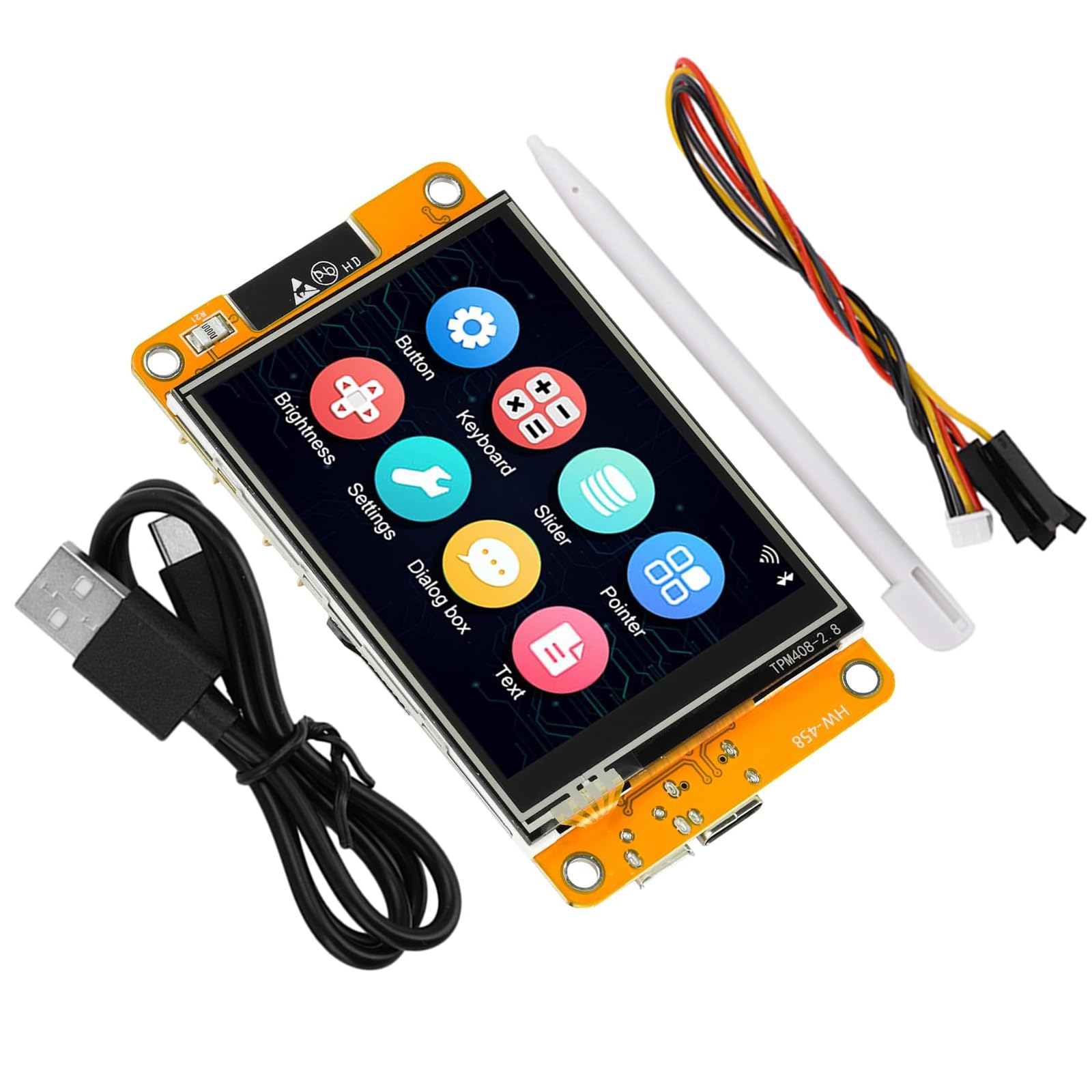 Für ESP32 Entwicklungsboard mit 2.8 Inch Touch Screen TFT Display, ILI9341 320 * 240 LCD 65K Farben, WiFi Bluetooth Dual-Core 240MHz Mikrocontroller, für DIY-Projekte und IoT-Anwendungen