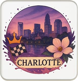 Charlotte, USA Fridge Magnet | Travel Souvenir Collectible Gift