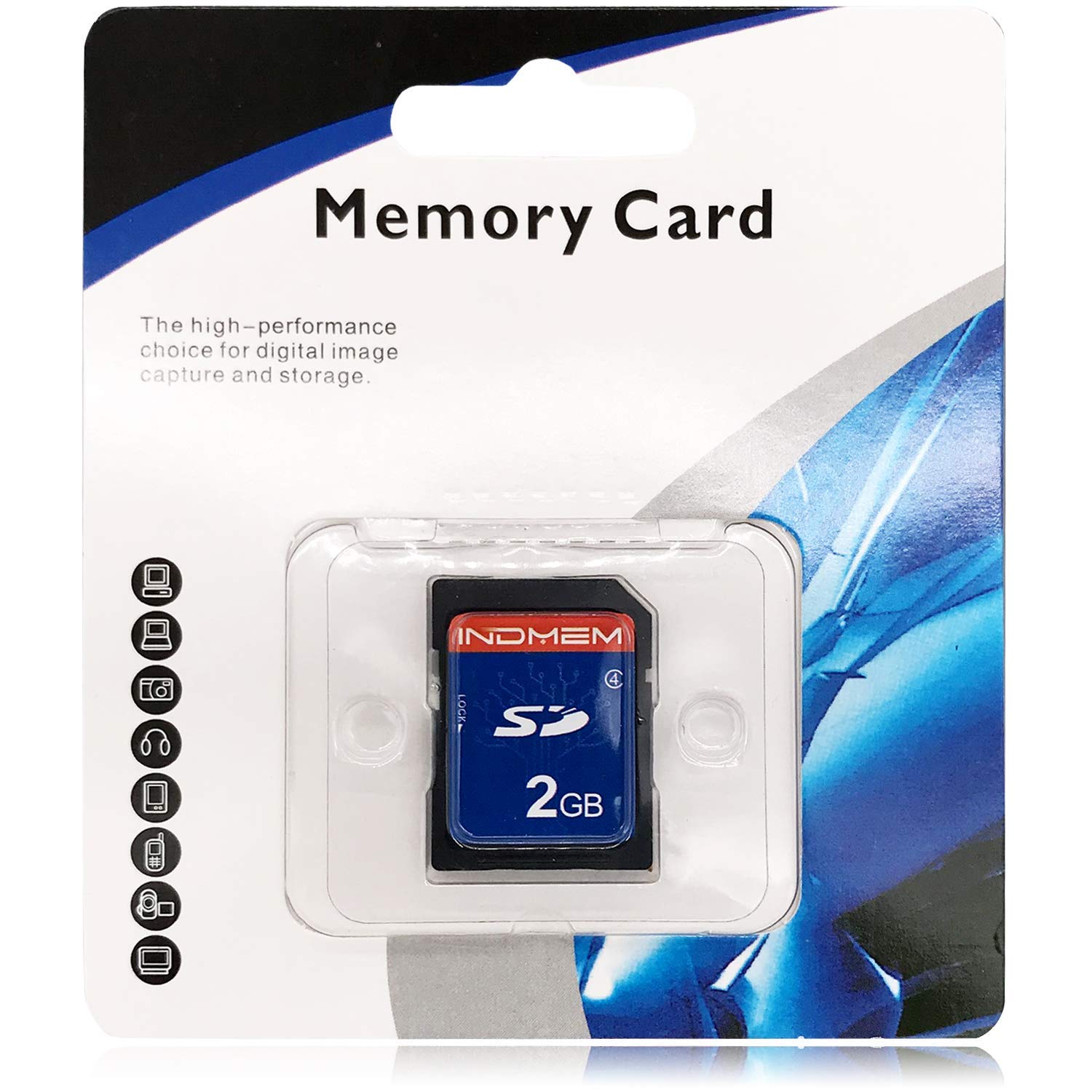 Amazon | INDMEM SDカード2GBクラス4 SLCセキュアデジタルフラッシュ