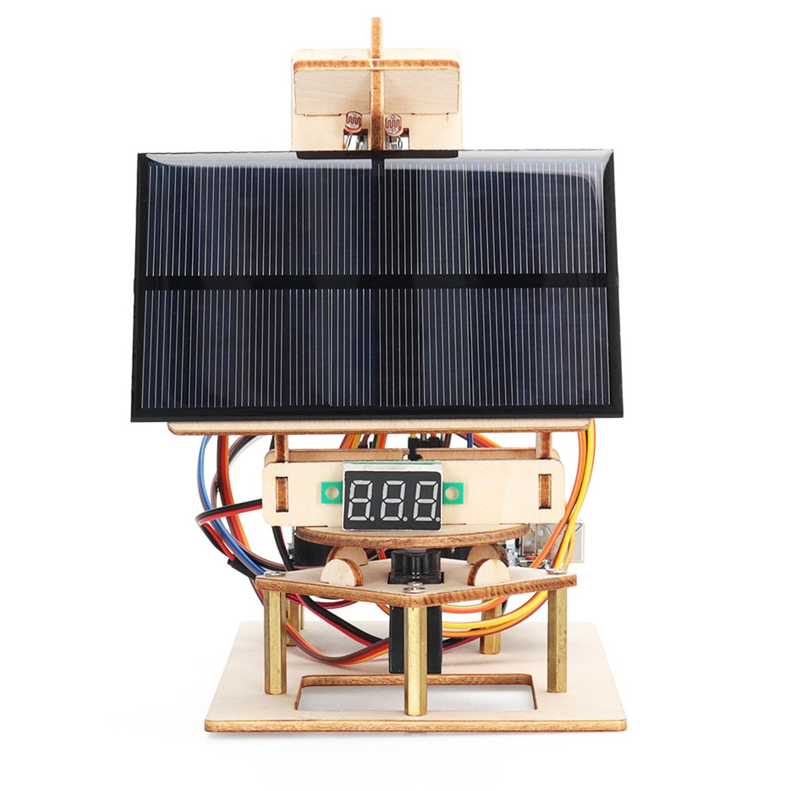 Solar-Tracking-Bausatz für, STEM Lernspielzeug, elektronisches Solar-Tracker-Set, 12V, für Bildung und Experimente