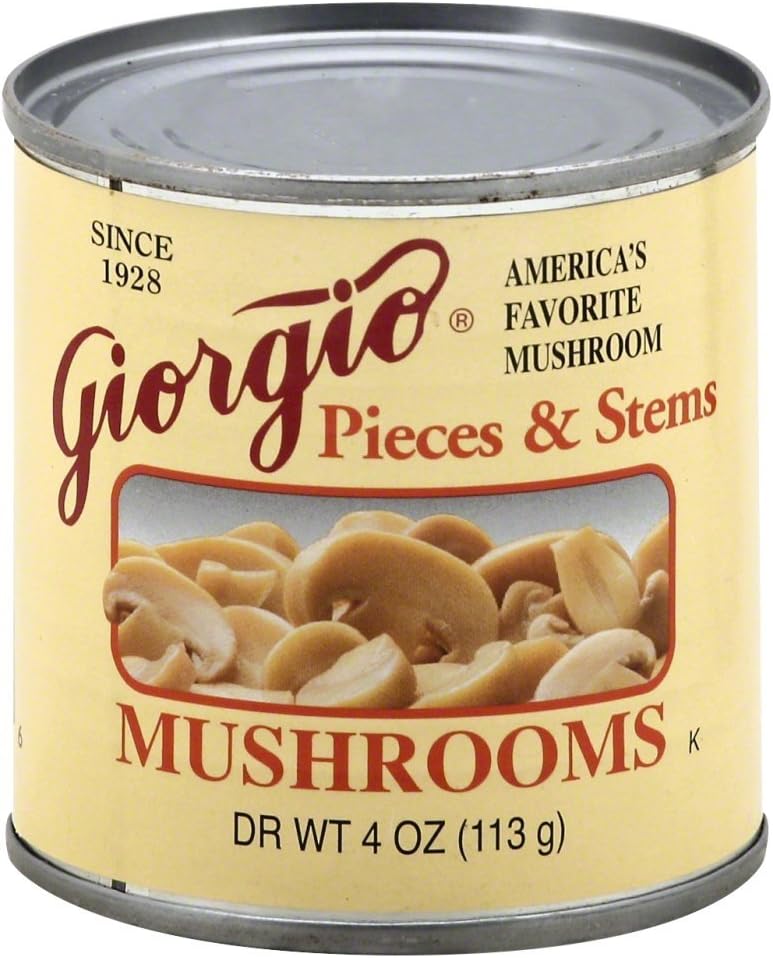Giorgio Mushroom Pieces N Stem (6 Pack)