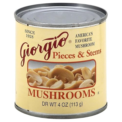 Giorgio Mushroom Pieces N Stem (6 Pack)