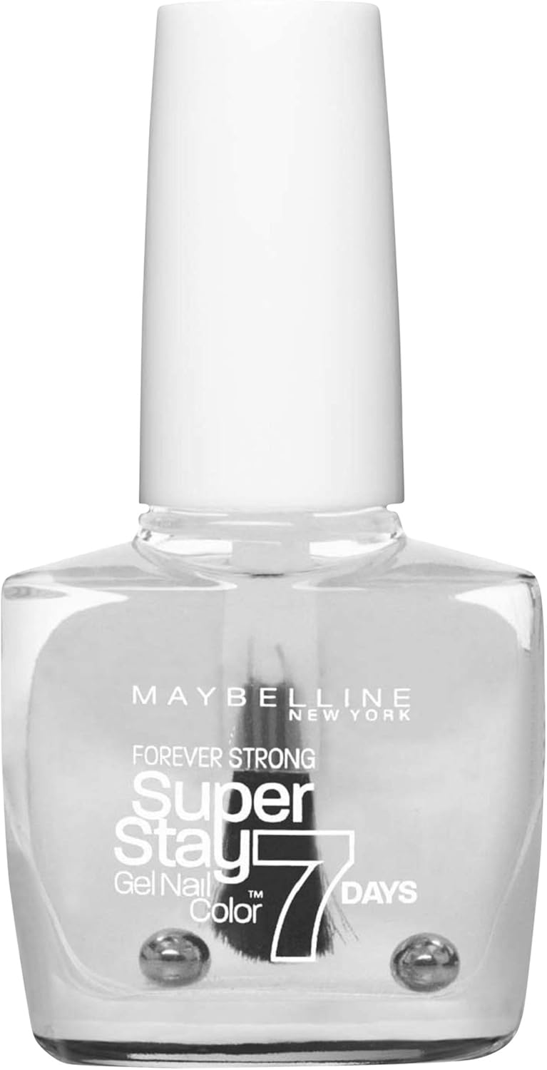 Maybelline New York - Superstay 7 Días, Esmalte de Uñas Efecto Gel, Tono 025 Cristal Clear