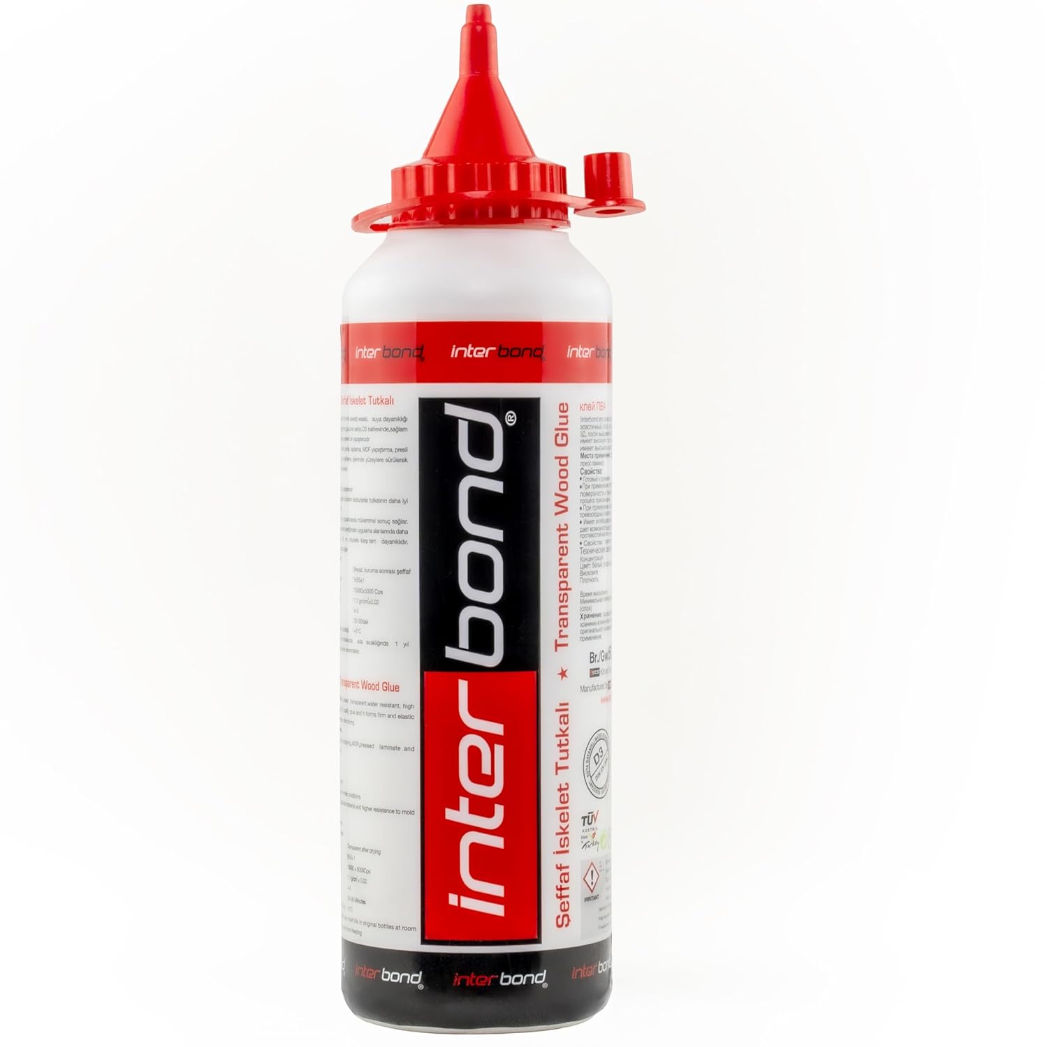 CANOPUS INTERBOND PVA Wood Glue Clear 630g Moisture and Mold Resistant