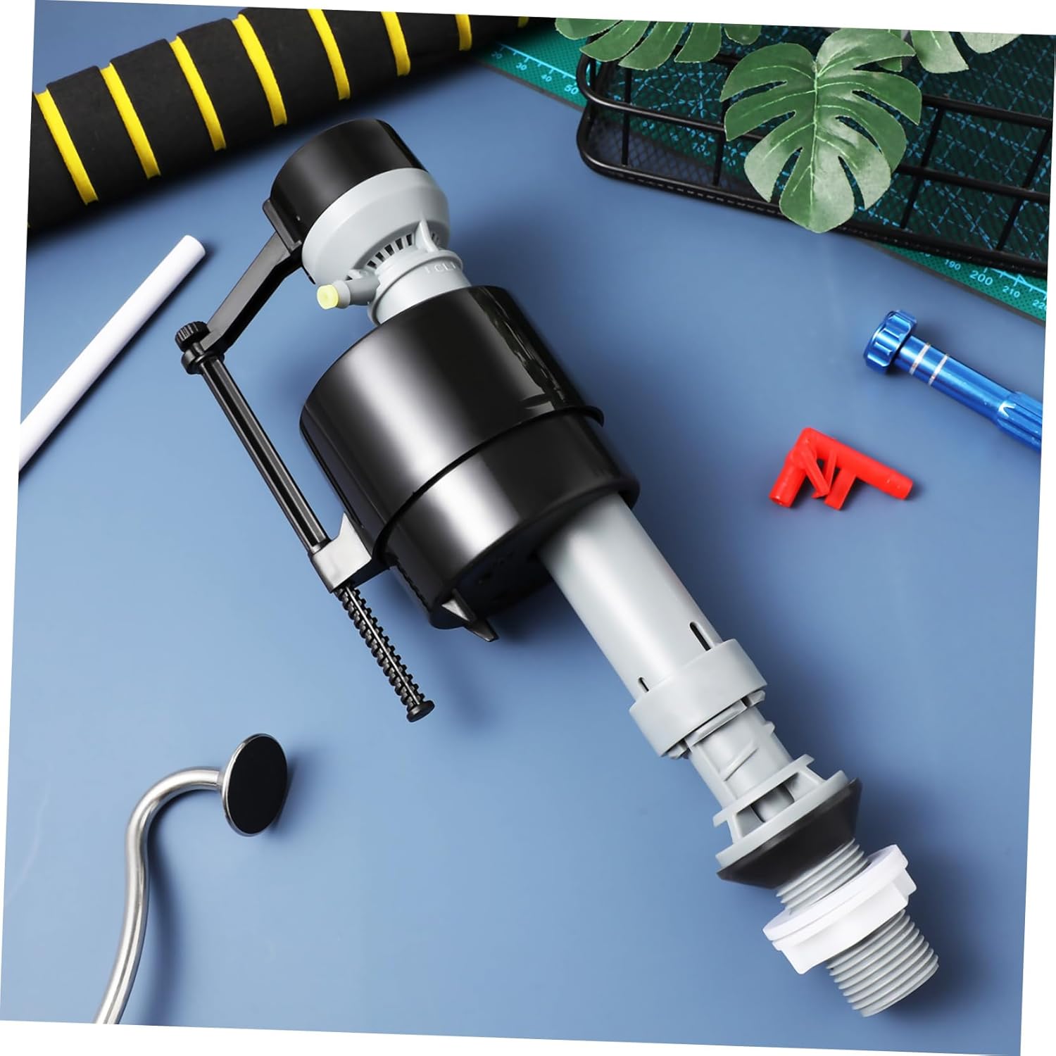 2sets Enhanced Durability Toilet Fill Valve Kit Toilet Tank Inlet Valve Replacement Easy Install Flapper Water Saving