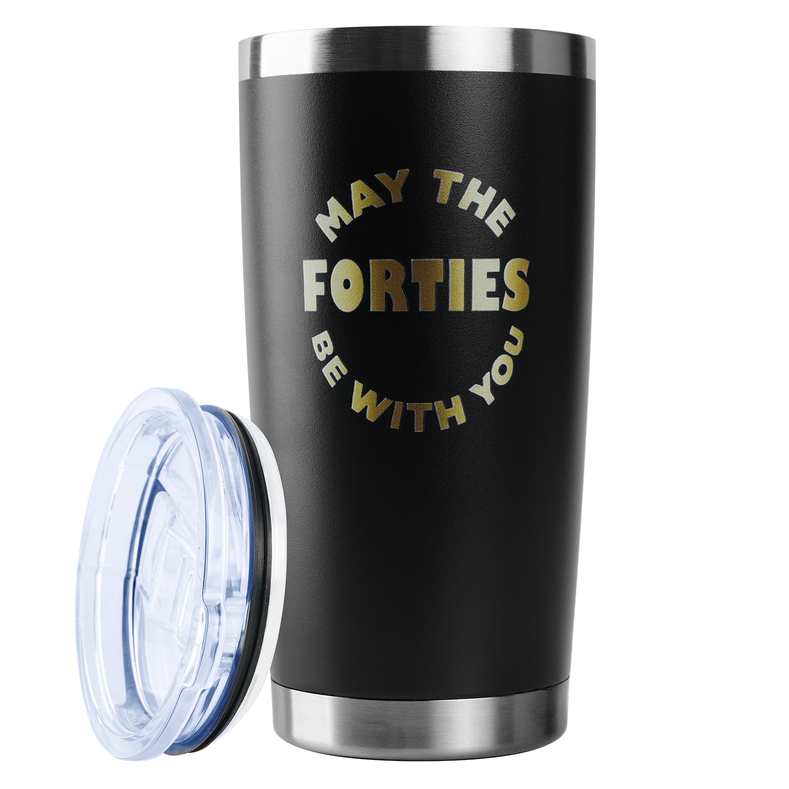TOONGEEN 40th Birthday Gifts for Men, Happy 40th Birthday Gift Cup, 20oz