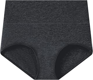 Women's Seamless Underwear Plus Size, Sweat Wicking Cotton Tummy Control Postpartum Essentials Full Coverage Panties Soft