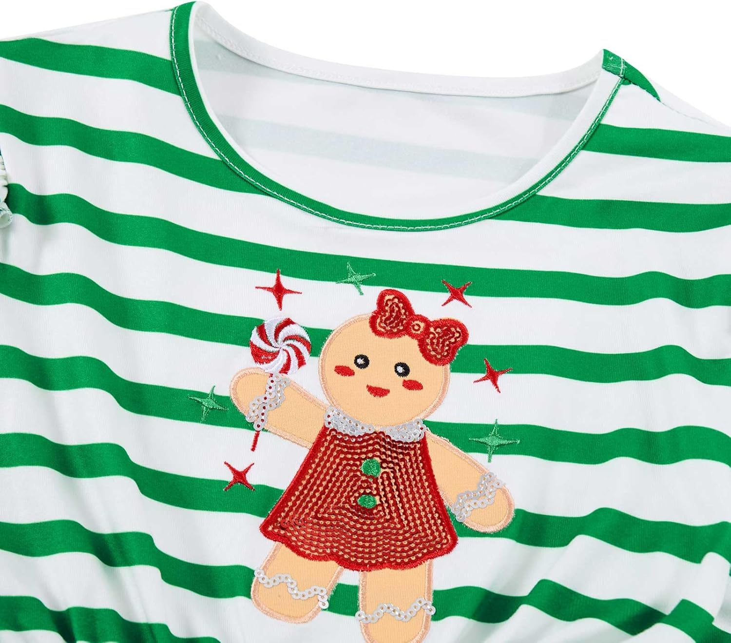 Toddler Girls Christmas Tulle Dress Sequin Princess Party Dresses Long Sleeve Xmas Clothes 2-6 Years - Image 3