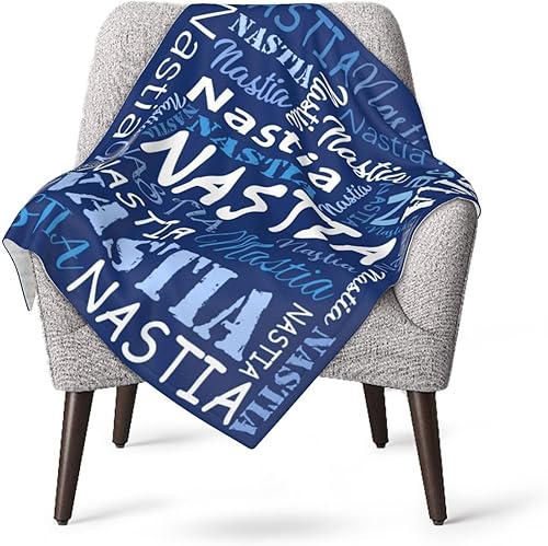 Miniatura 6 de Huuytuu Mantas de bebé personalizadas para niño y niña, manta de bebé personalizada con nombre para niños y adultos, mantas suaves personalizadas