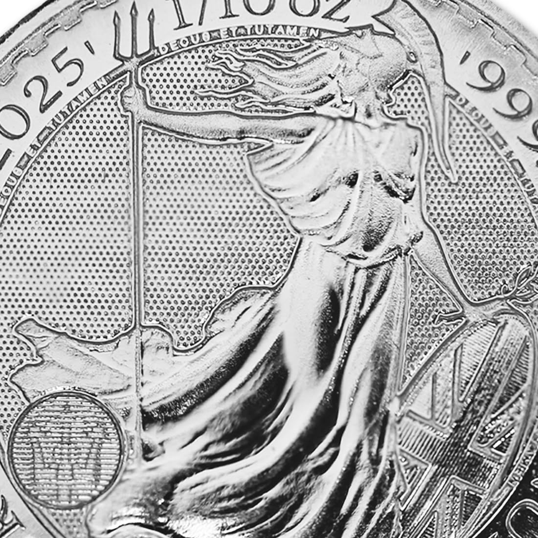 2025 1/10 oz British Platinum Britannia Coin Brilliant Uncirculated with Certificate of Authenticity £10 Seller BU