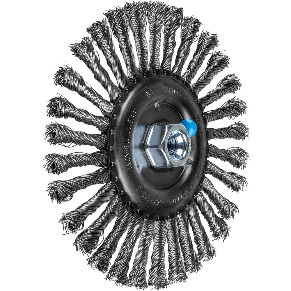 Brosse ronde en acier inoxydable PFERD 17813 fils robustes 0,50 mm