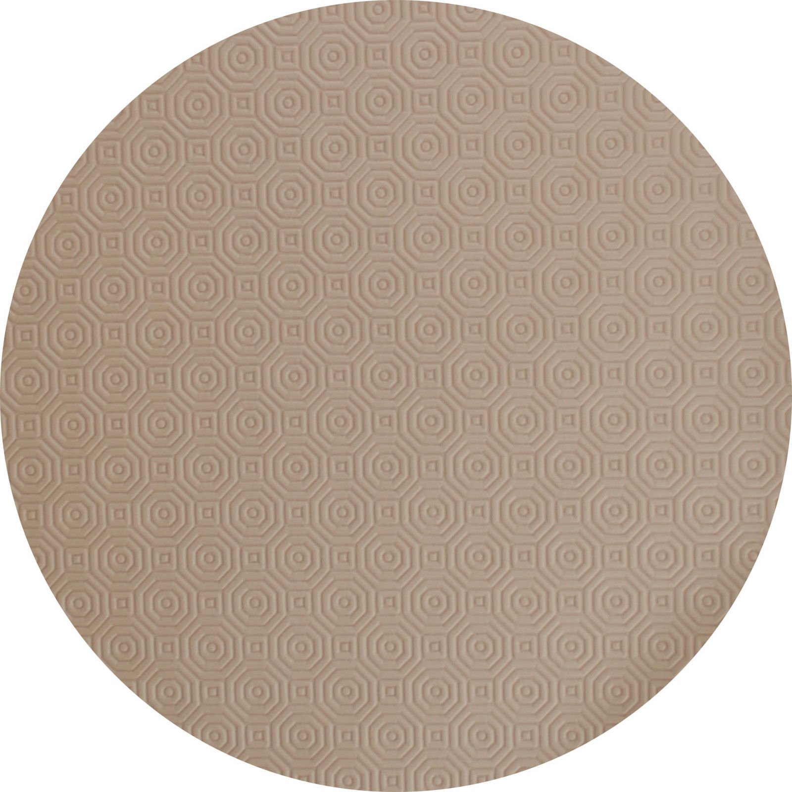 Karina Home ROUND Table Protector and Colours (Beige, 137cm)