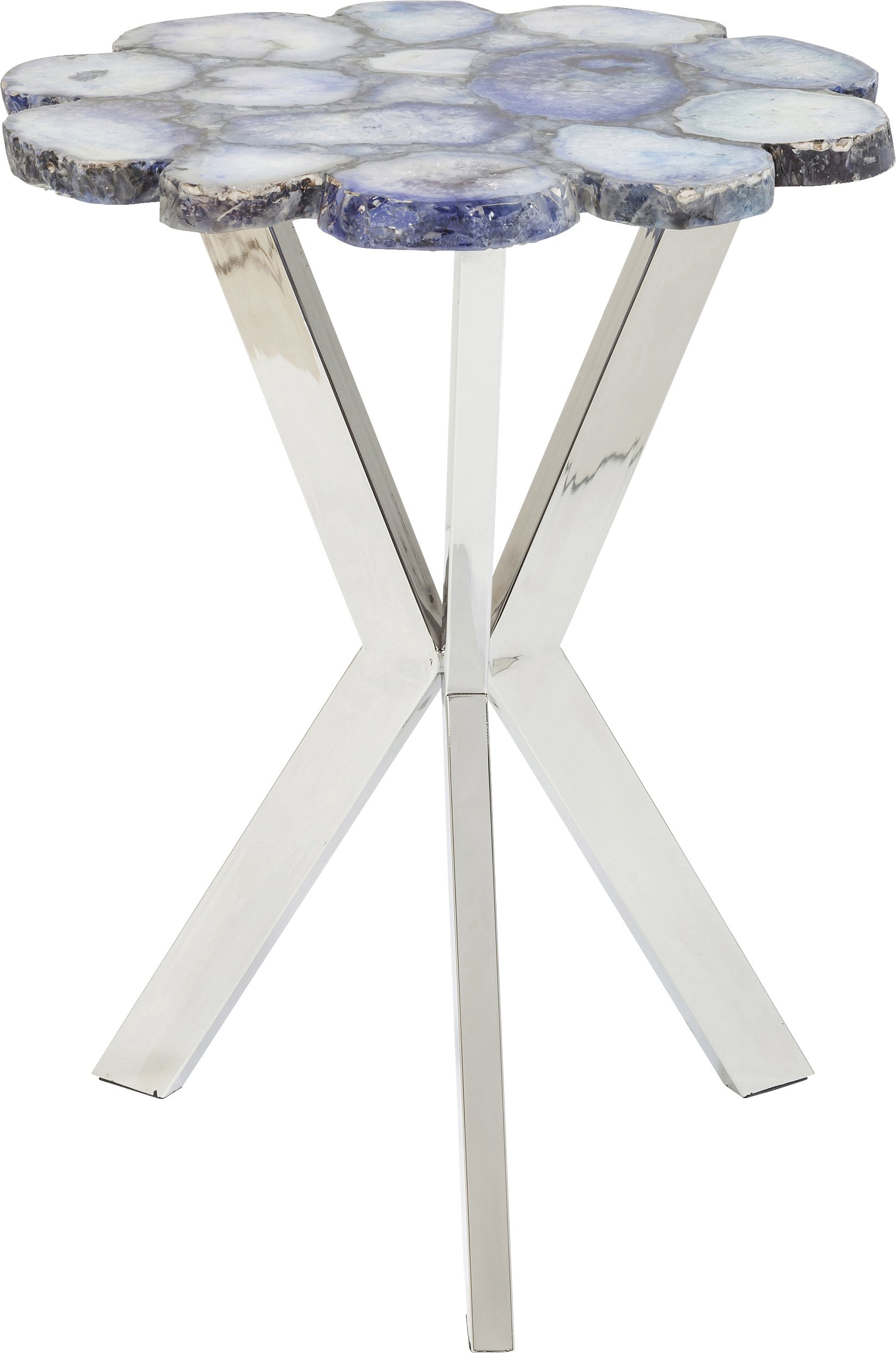 ts-ideen Glastisch Beistelltisch Buchenholz Füße 8 mm ESG