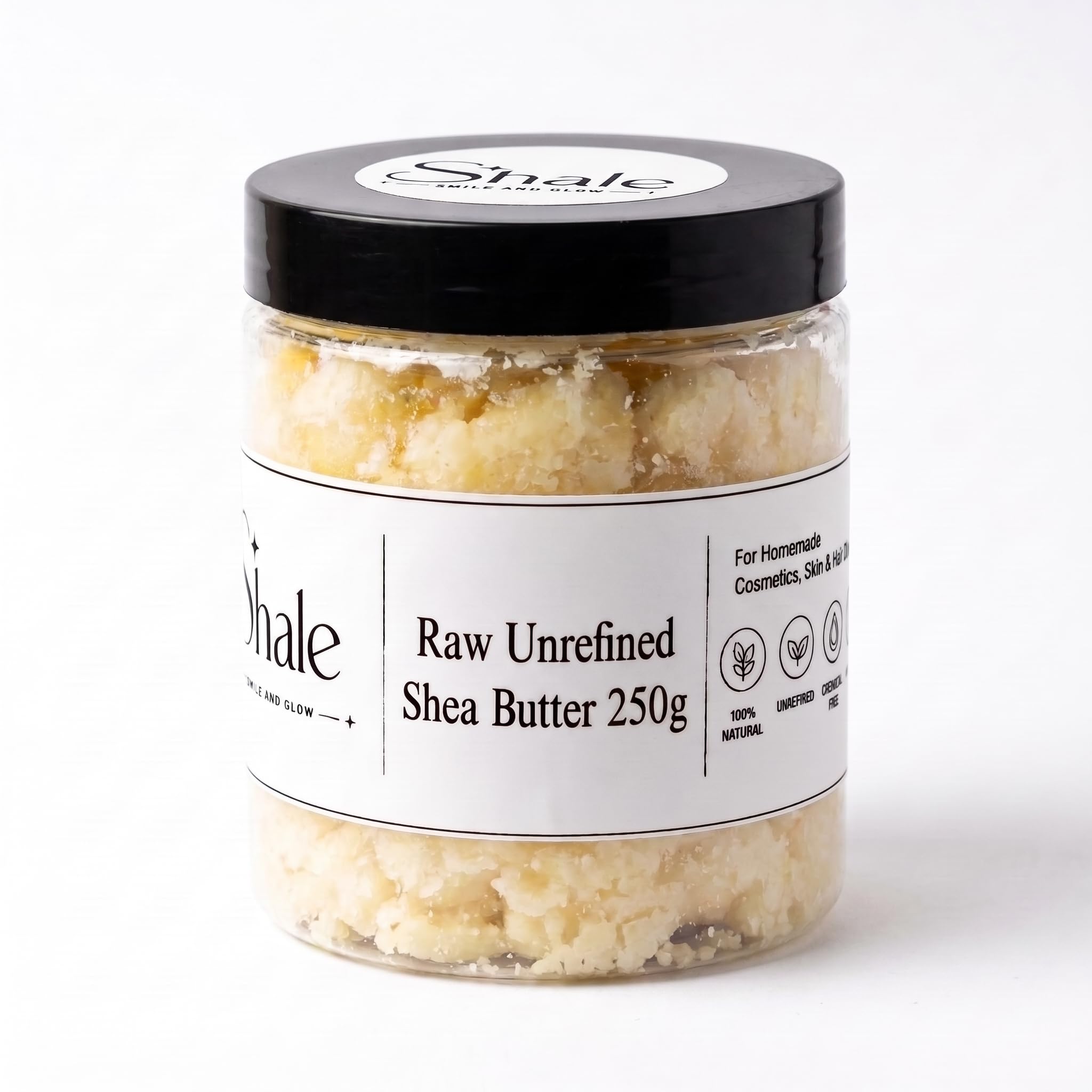 Shale Raw Unrefined Shea Butter, 250g for Skin & Hair Care & Strech Marks| DIY-image-6