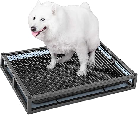 Amazon Co Jp 犬のトイレ お掃除ラク 愛犬のインテリアトイレ トイレシート犬用 レギュラー ペットトレー ドッグトレー専用 ふち漏れ防止 ワイドサイズ いたずら防止 強力な耐荷重性 M Xl Size 54x37x8cm ペット用品