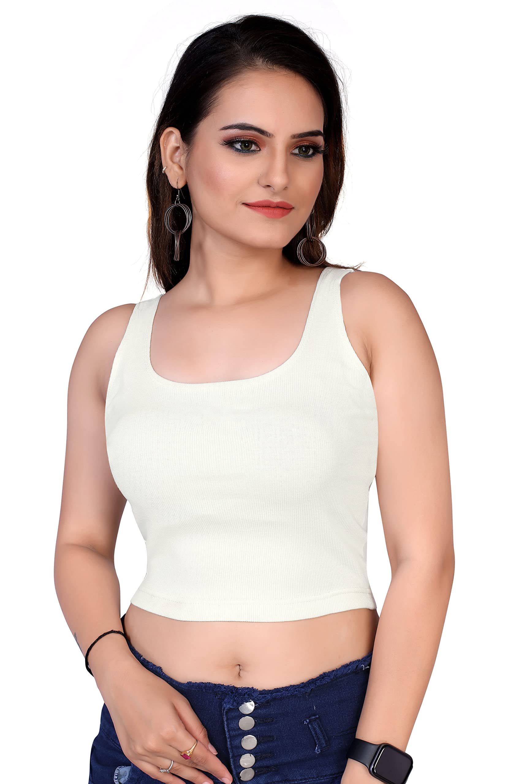 jhalak ZALPAL Enterprise Sleeveless Women Crop Top, Ladies Sports Wear Tank Top-picture-11