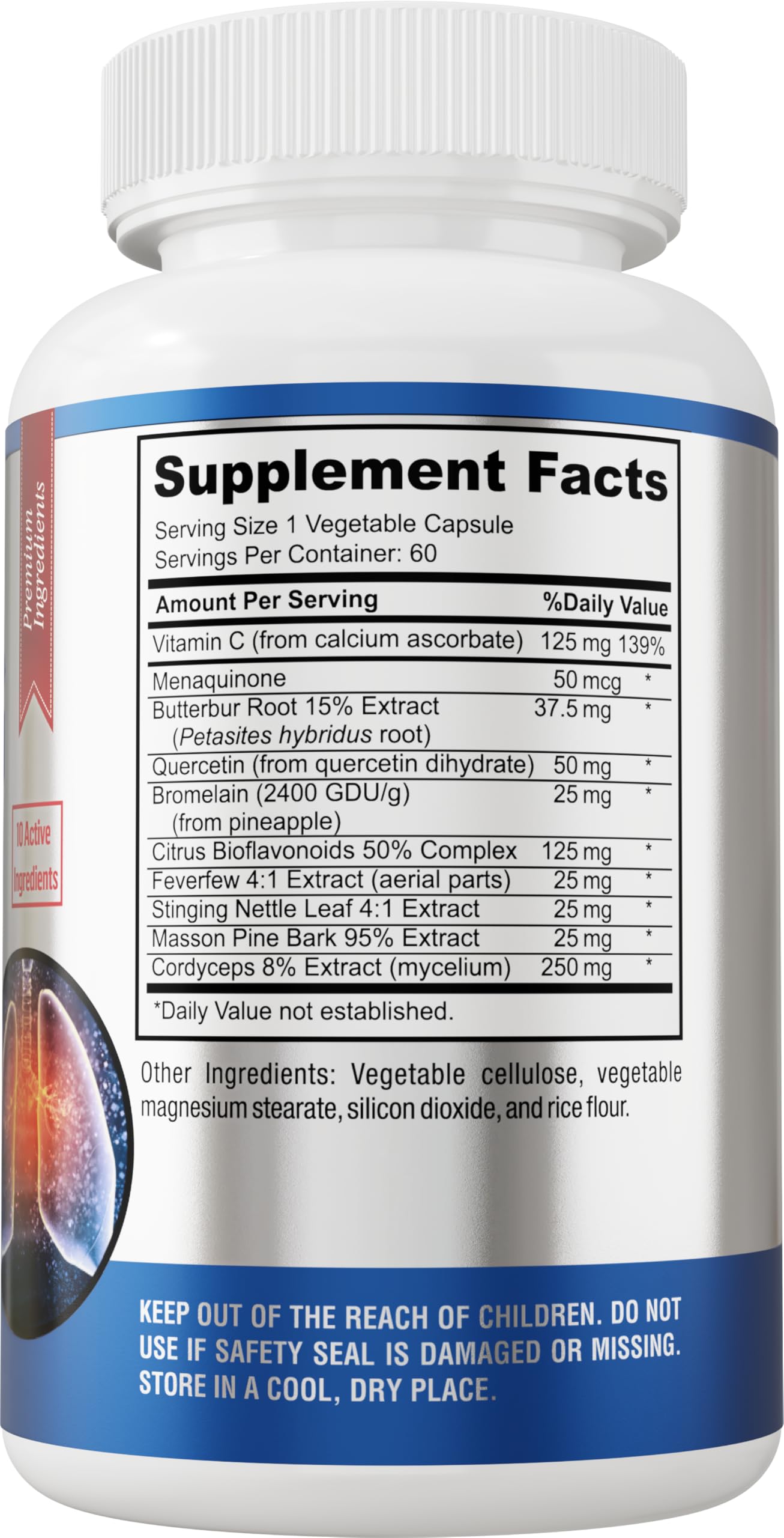 YUMMYVITE Lung Support Supplement, 60 Count (Pack of 1) — Amazon image 4