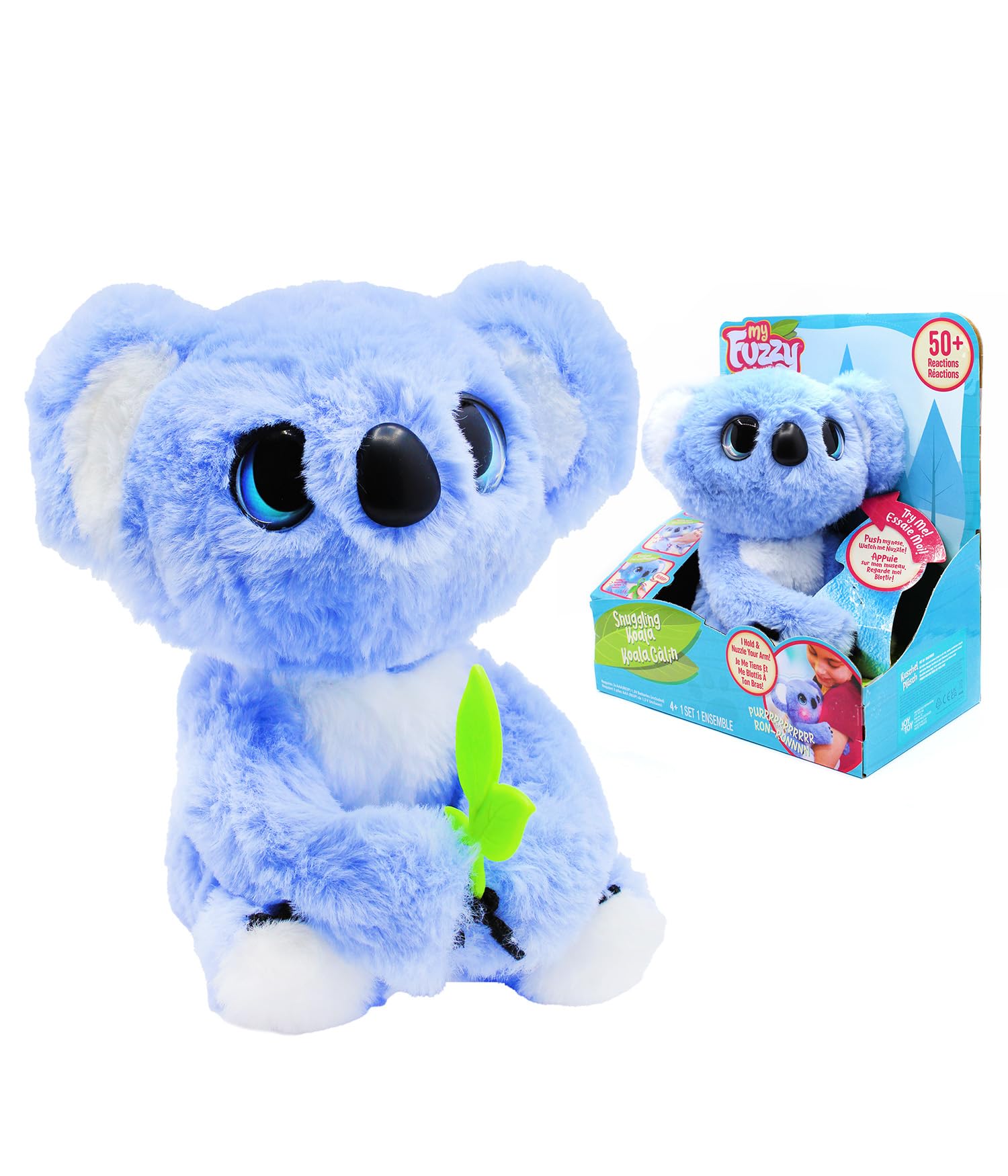 Fuzzy Friends Interactive Plush Koala in Gift Box 22.7 x 13.5 x 25.4 cm