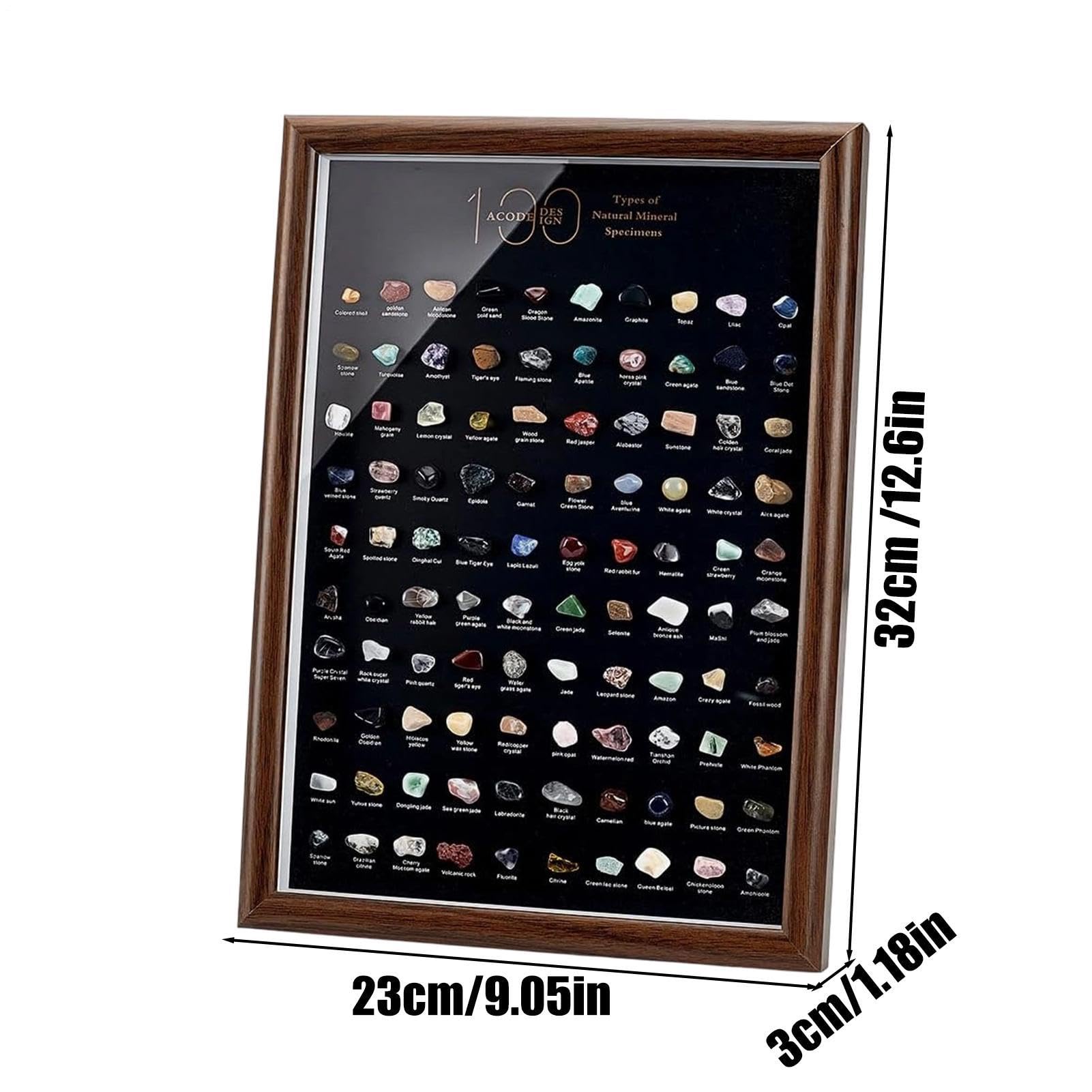 Colección de cristales para los niños Surtido aprendizaje geología | Set colección de gemas y cristales Para entusiastas, coleccionistas, profesores en ciencias y principiantes