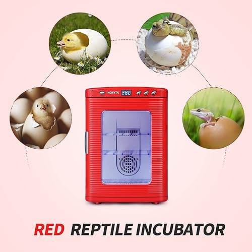 Vista 13 de RYFT Incubadoras para incubar huevos, incubadora portátil de laboratorio científico de reptiles de 25 litros con calefacción y enfriamiento de 41.0