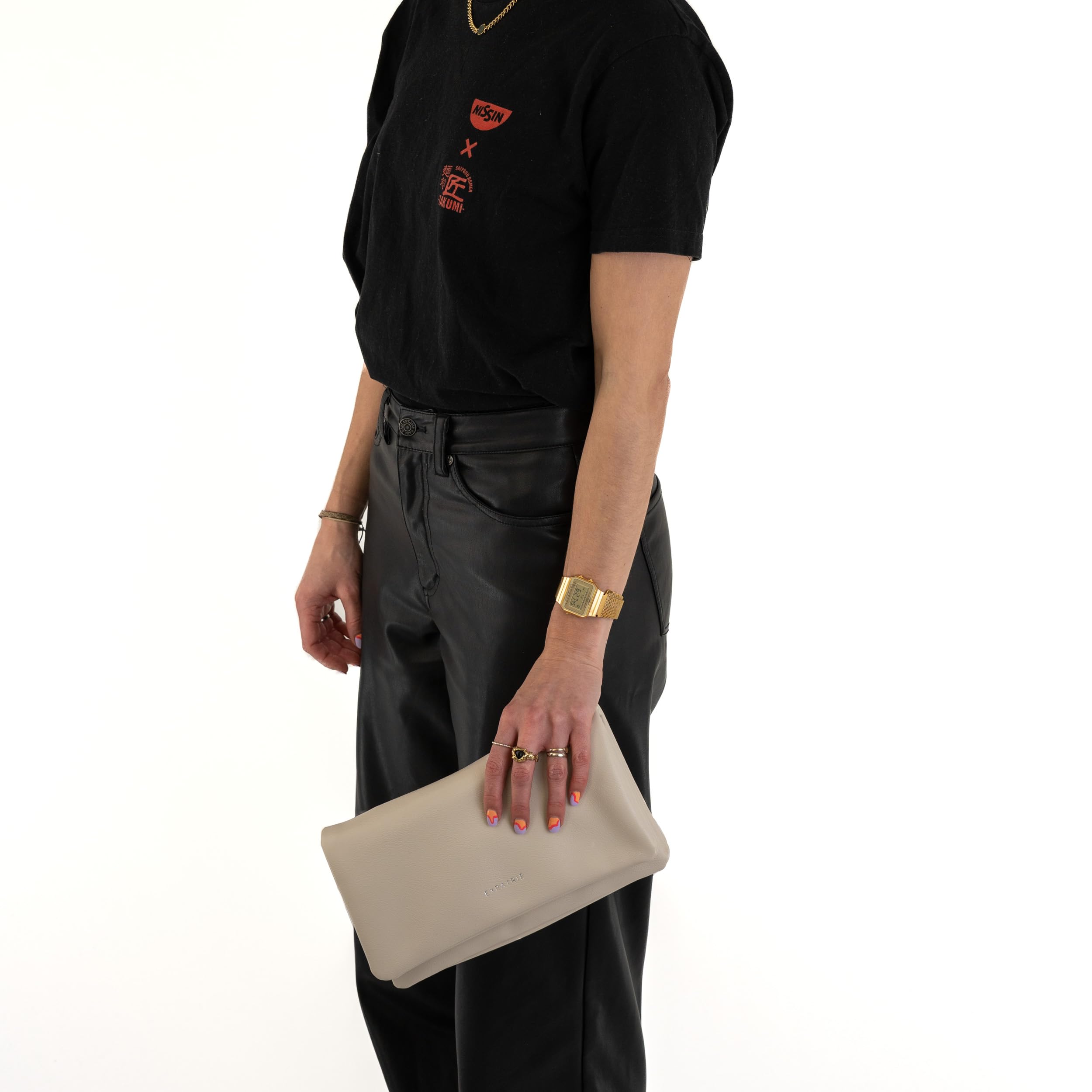 Expatrié Umhängetasche Damen - Juliette - Stylische Clutch für Hochzeit, Party & Freizeit - 2 in 1 Kleine Handtasche - Crossbody Bag für Frauen - Längenverstellbarer Schultergurt