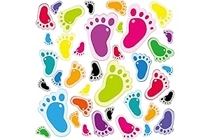 Foot Stickers: Transform Empty Walls into a Child's Playful Paradise
