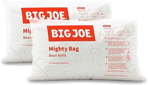 Miniatura 6 de Big Joe Relleno de Frijoles, Perlas de Poliestireno para Puffs o Manualidades, 75 Litros