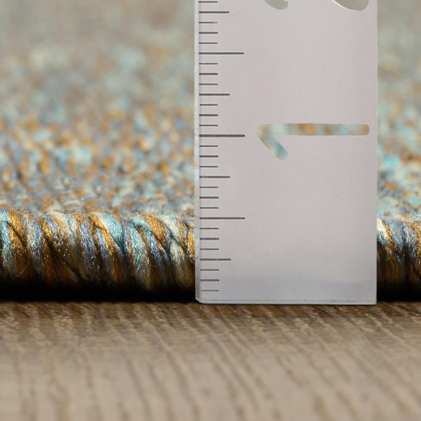 LUXE WEAVERS Modern Farmhouse Green 8x10 Washable Area Rug, Anti-Slip Diamond Pattern Carpet