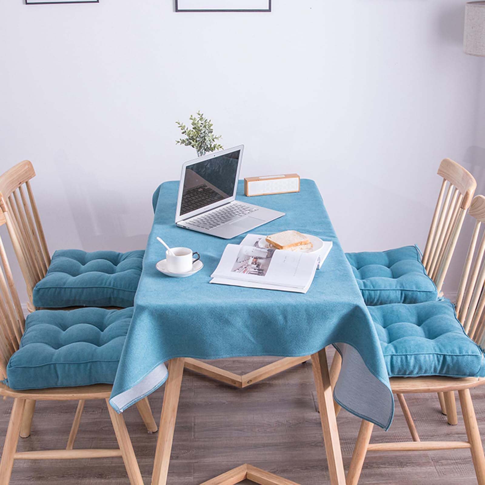 Comodi cuscini rialzati per adultiSet di 4 cuscini quadrati beige (45 x 45 cm) per casa, giardino e ufficio, ideali per rilassarsi, supporto e comfort