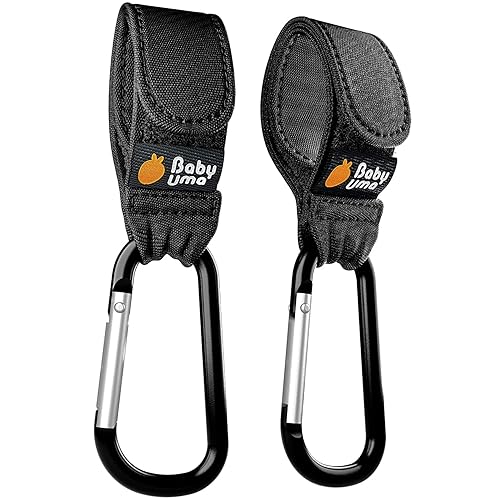 Miniatura 8 de Baby Uma - Ganchos para cochecito para colgar bolsas y compras clips para cochecito de MadeForMums  Lovedbyparents galardonados con clips