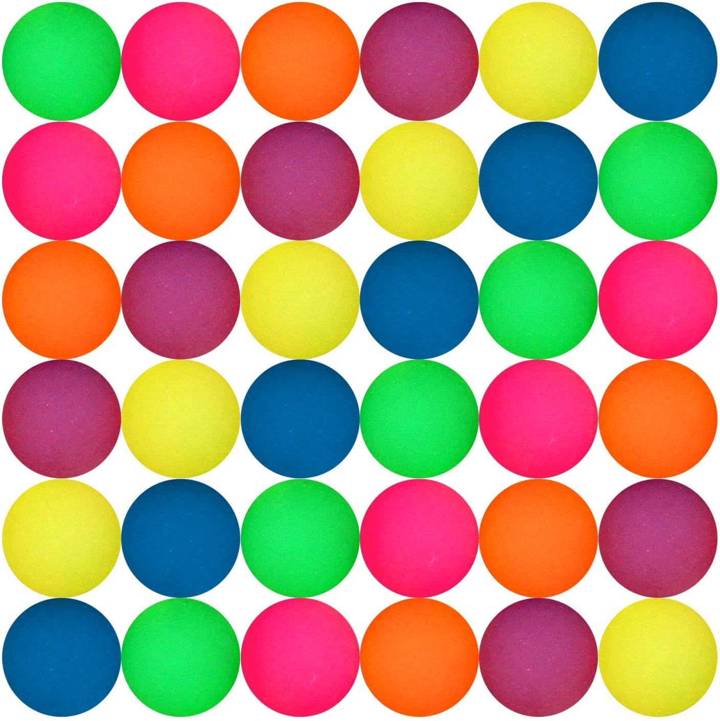 Entervending Bouncy Balls - 100 Pcs Small Bouncing Balls - Assorted Colors 1" Bounce Balls - Frosty Style Bouncing Balls for Kids - Vending Machine Toys - Bouncy Ball Vending Machine Refill in Bulk