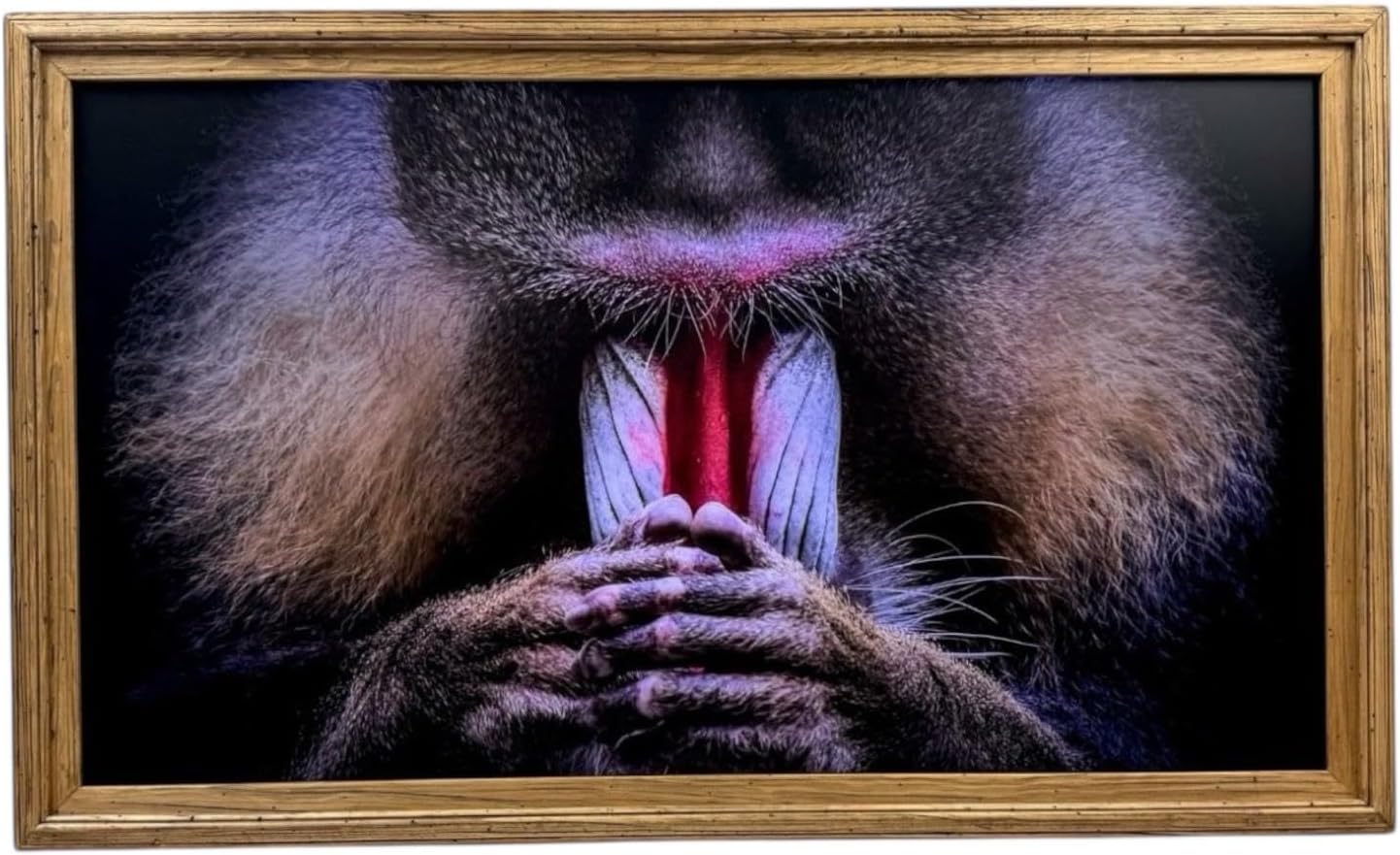 32, 43, 50 & 55 Inch Handmade rustic wood frame. Only works for Samsung The Frame TV and Pro TV. Light Wood Stain (not for use with other models) (43 Inch)