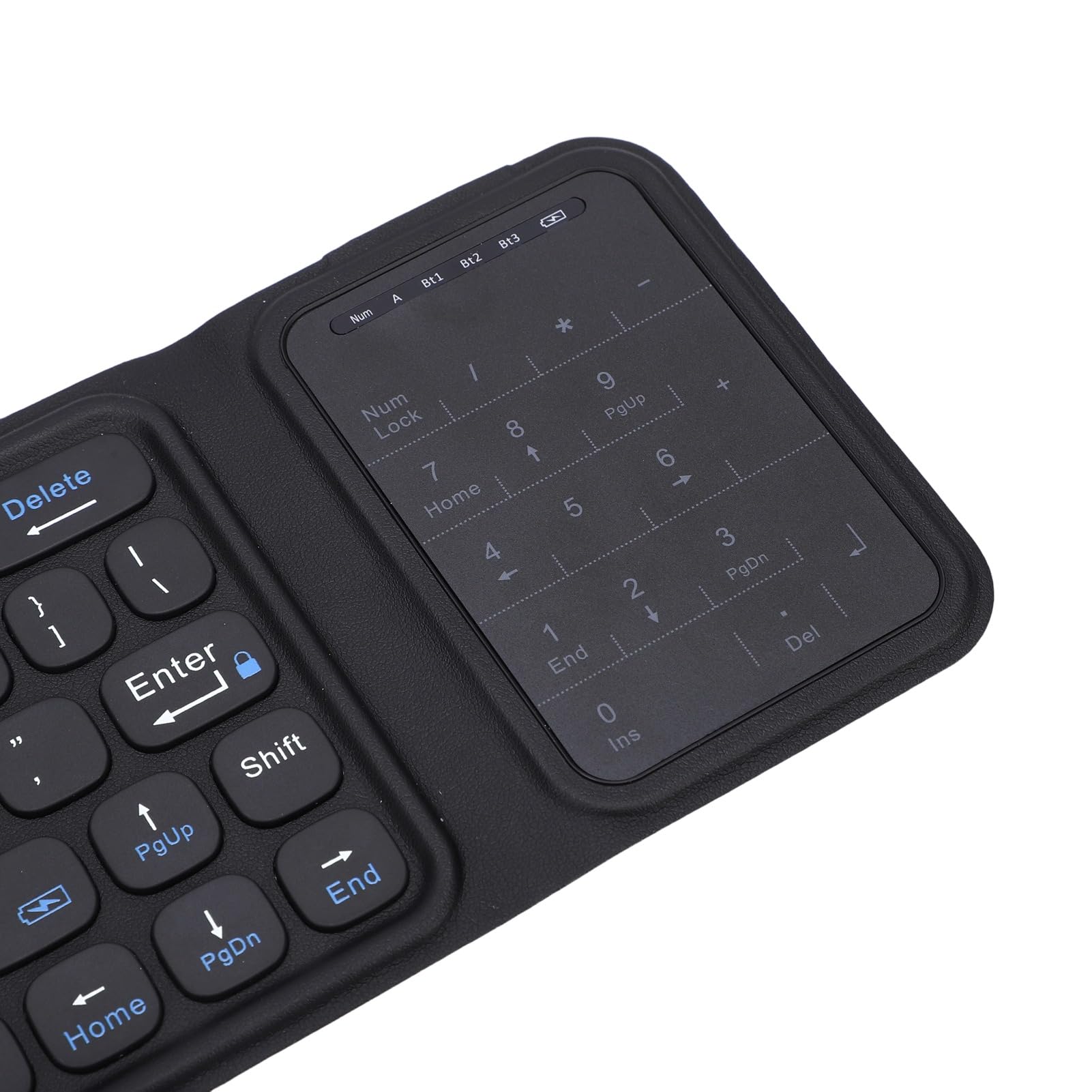 Tastiera Bluetooth Pieghevole con Touchpad, Tastiera da Viaggio Portatile di Dimensioni Standard, Sensibile e Silenziosa, per Laptop PC Tablet Smartphone
