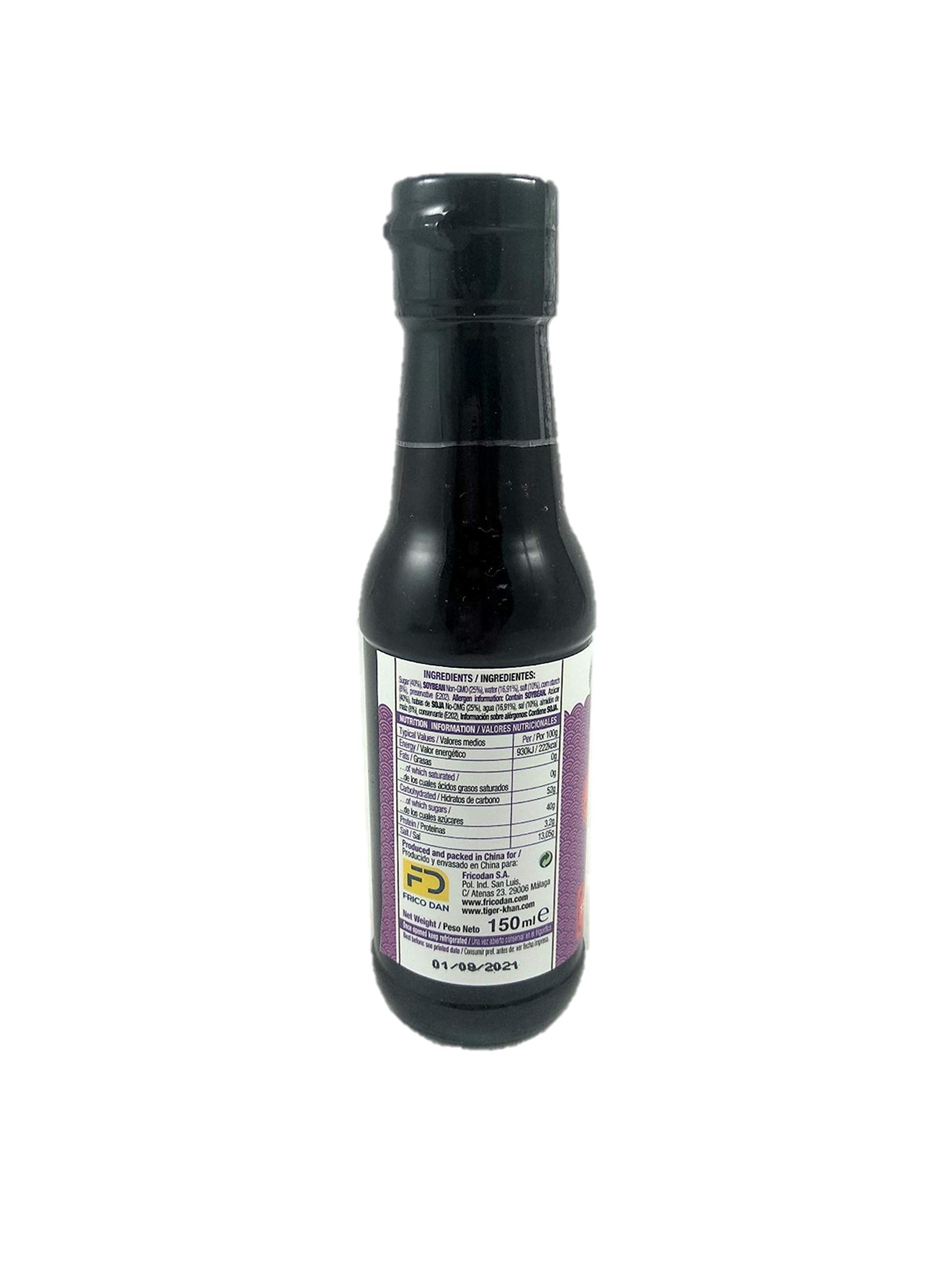 TIGER KHAN Salsa Teriyaki Sin Gluten 150ml - Pack 12