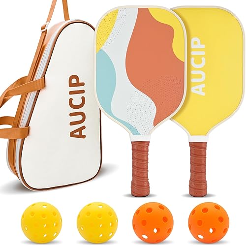 Miniatura 8 de Palas de Pickleball, juego de 2 palas de pickleball aprobadas por USAPA, lindas palas de pickleball de núcleo de nido de abeja de polipropileno,