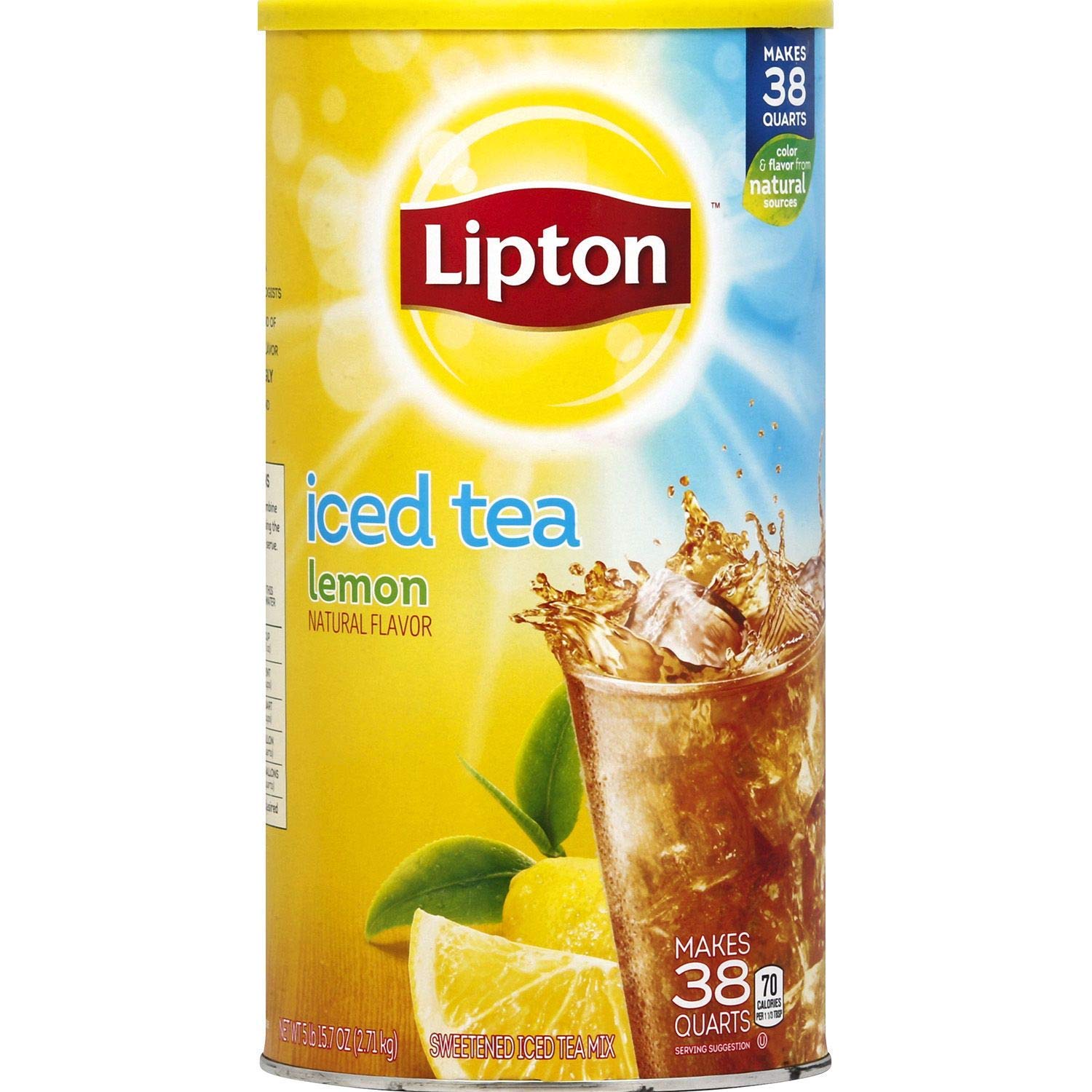 茶 Lipton Lipton Lemon Iced Tea Mix - 100 oz. | eBay