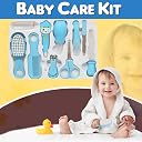 Portable Manicure Grooming Kit for New Born Baby | 10 in 1 Healthcare Accessories Set to Keep Infants & Toddlers Clean Perfect Nursery Gift with Nail, Hair, Ear Grooming Tools for Kids(Multicolor) gallery image