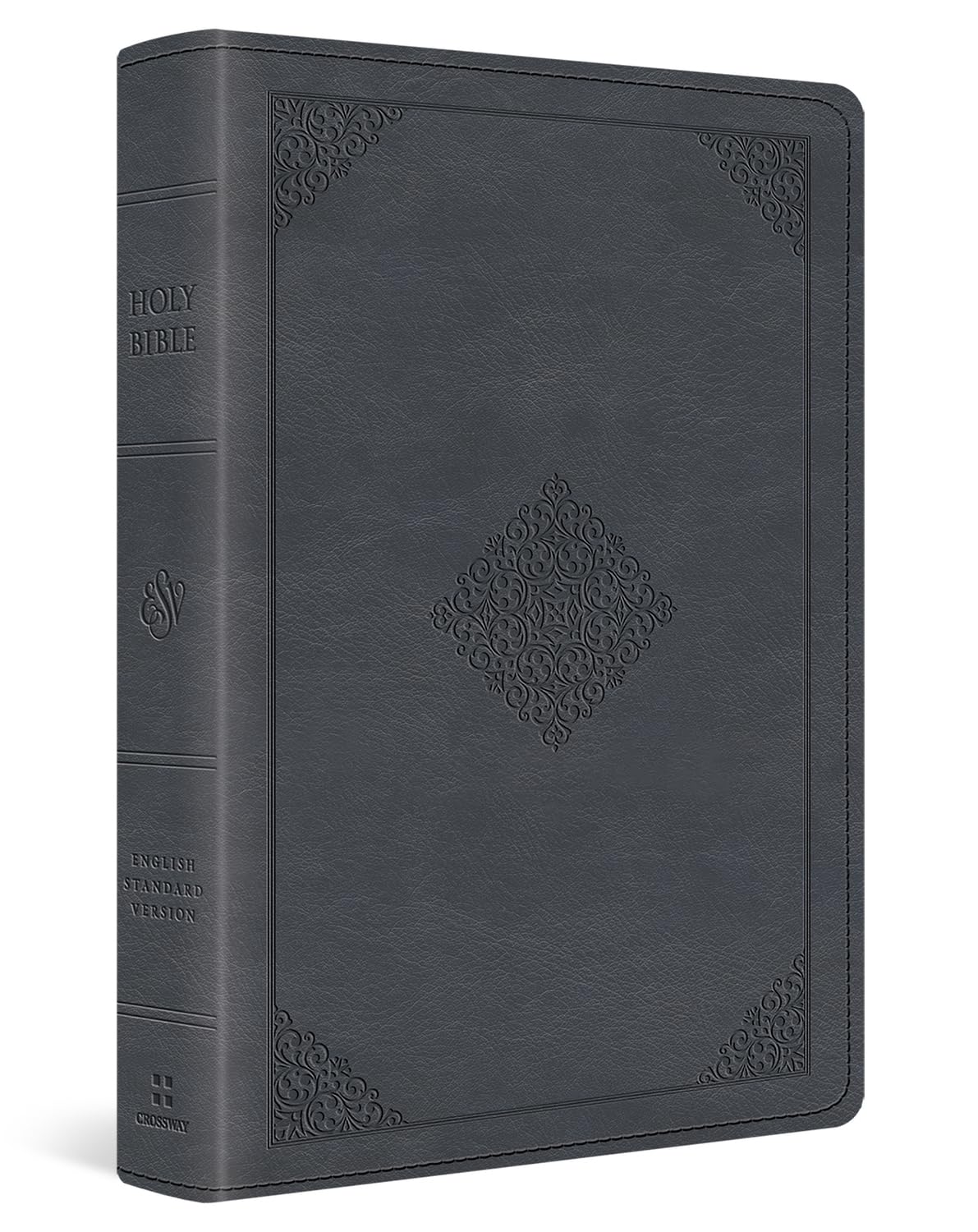 ESV Large Print Wide Margin Bible (TruTone, Slate Blue, Ornament Design): English Standard Version, Slate Blue, Trutone, Ornament Design, Wide Margin