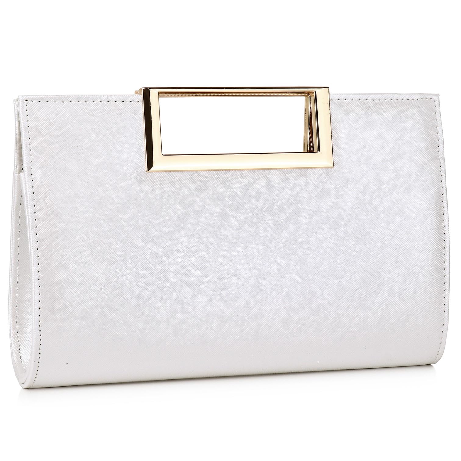 Gurina Evening Clutch Purses for Women Formal Party Clutch Bags Cocktail Prom Fashion PU Leather Shoulder Handbags