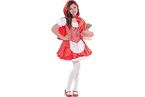Amscan Little Red Riding Hood Red/White Halloween Costume - Large (12-14) - Stunningly Unique Design