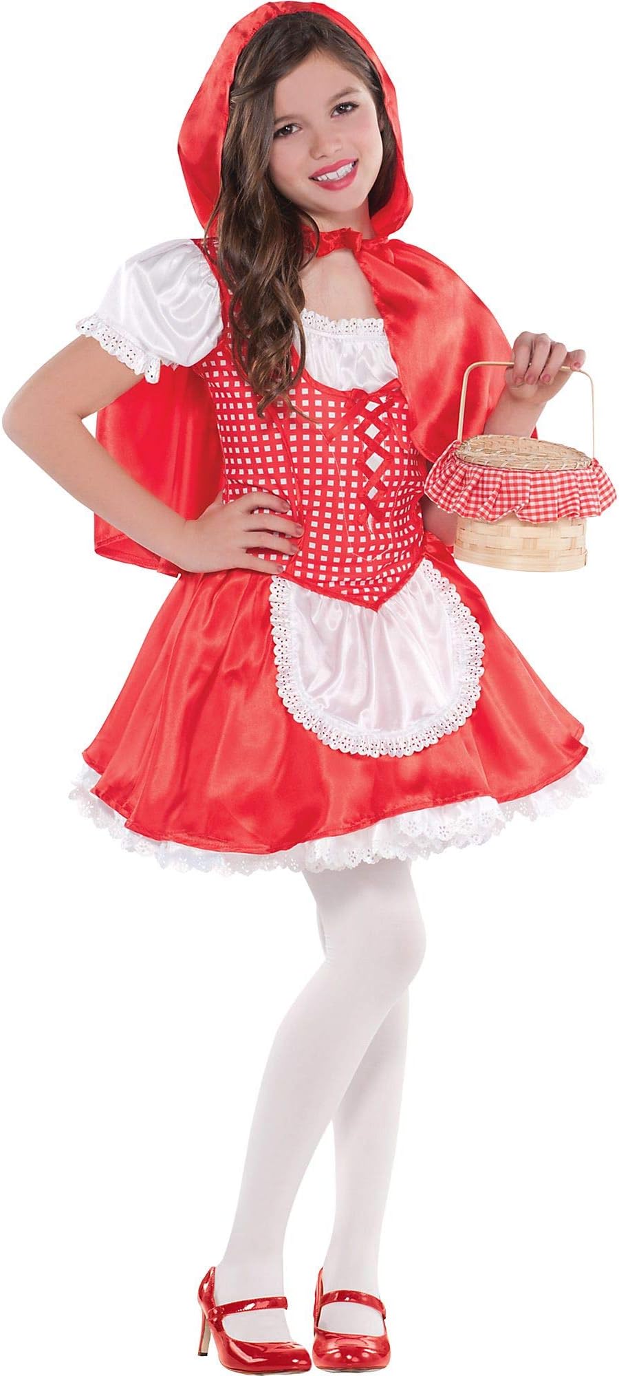 Suit Yourself Classic Red Riding Hood Halloween Costume for Girl, with Accessories