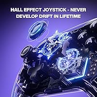 Vista 5 de NYXI Master P1 Wireless PC Controller, Dual-Mode Triggers, Hall Effect Joystick, 1000Hz Polling Rate, Mute control, 6-Axis Gyro, Turbo, Lockable