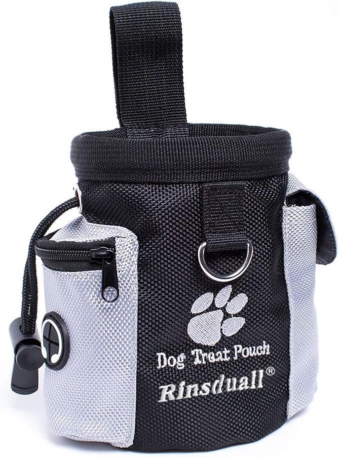 Rinsduall Dog Training Bag Dog Treat Pouch Waist Bag for Carry Pet Toys