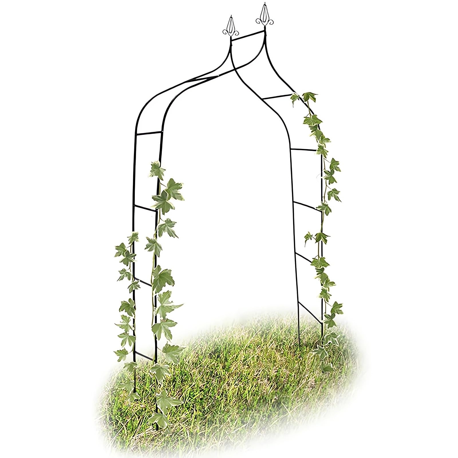Arche de jardin et treillis en métal pour offrir un décor de fête mémorable