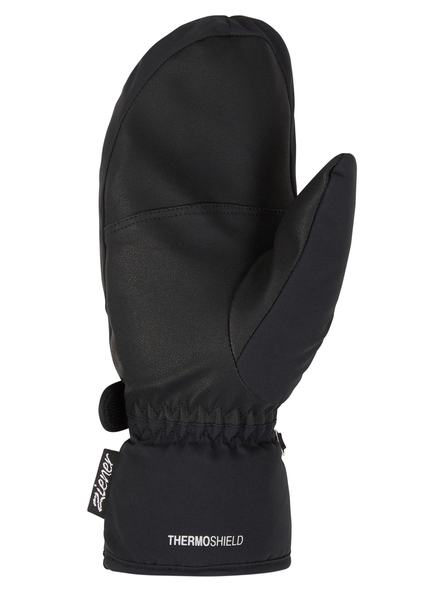 Ziener Damen KISARI Ski-Fäustling/Wintersport | wasserdicht, PFC frei, Black