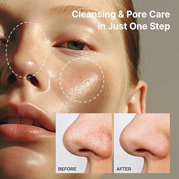 AVCA Jumbo Size Blackhead Remover Cleansing Oil 10.14 fl oz (300ml) – K-Beauty Pore Care Cleanser with PHA, Dissolves Makeup & Sebum, Gentle Exfoliating Oil Cleanser for Oily & Normal Skin